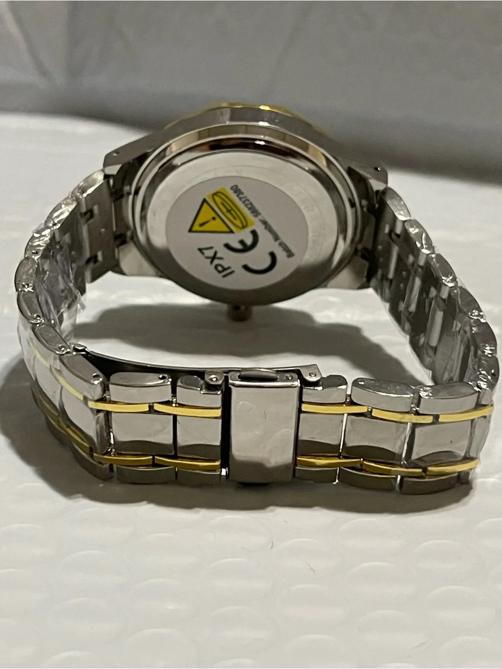 BANBONY stainless steel strip Quartz Watch with Rhinestone, Roman Numeral 41mm